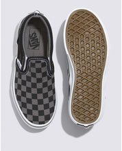 Kids Slip-On Checkerboard - Black/Pewter