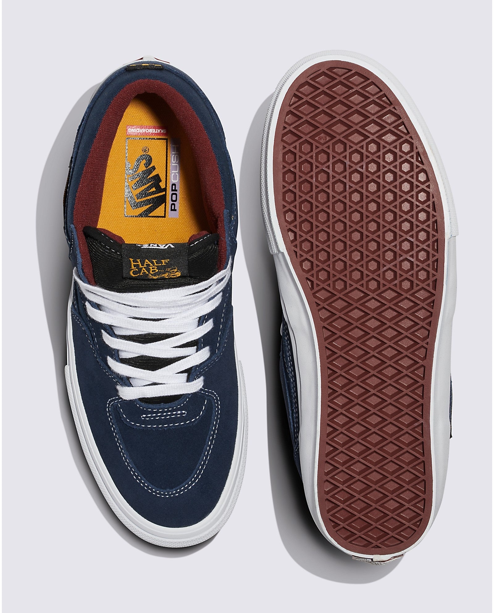 Skate Half Cab - Navy/Burgundy