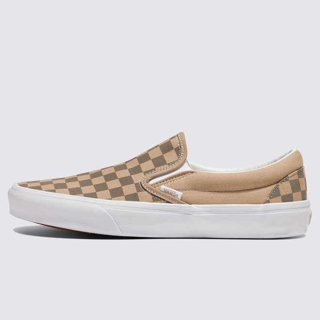 Classic Slip-On - Canvas Block Brown