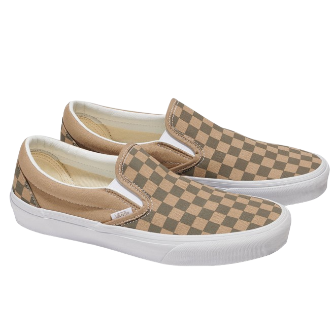 Classic Slip-On - Canvas Block Brown