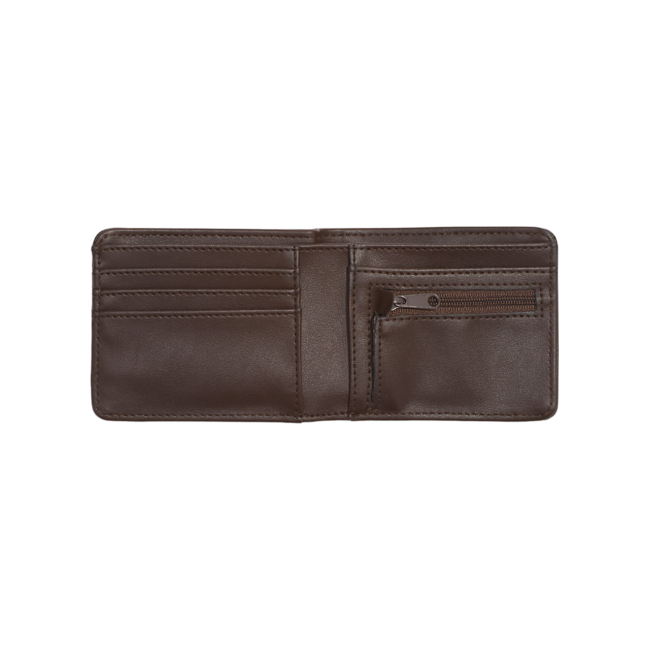 Drop V Bifold Wallet - Dark Brown