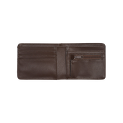 Drop V Bifold Wallet - Dark Brown