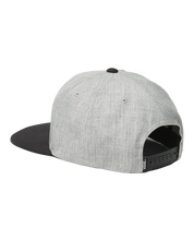 Drop V II Snapback Hat - Heather Grey/Black
