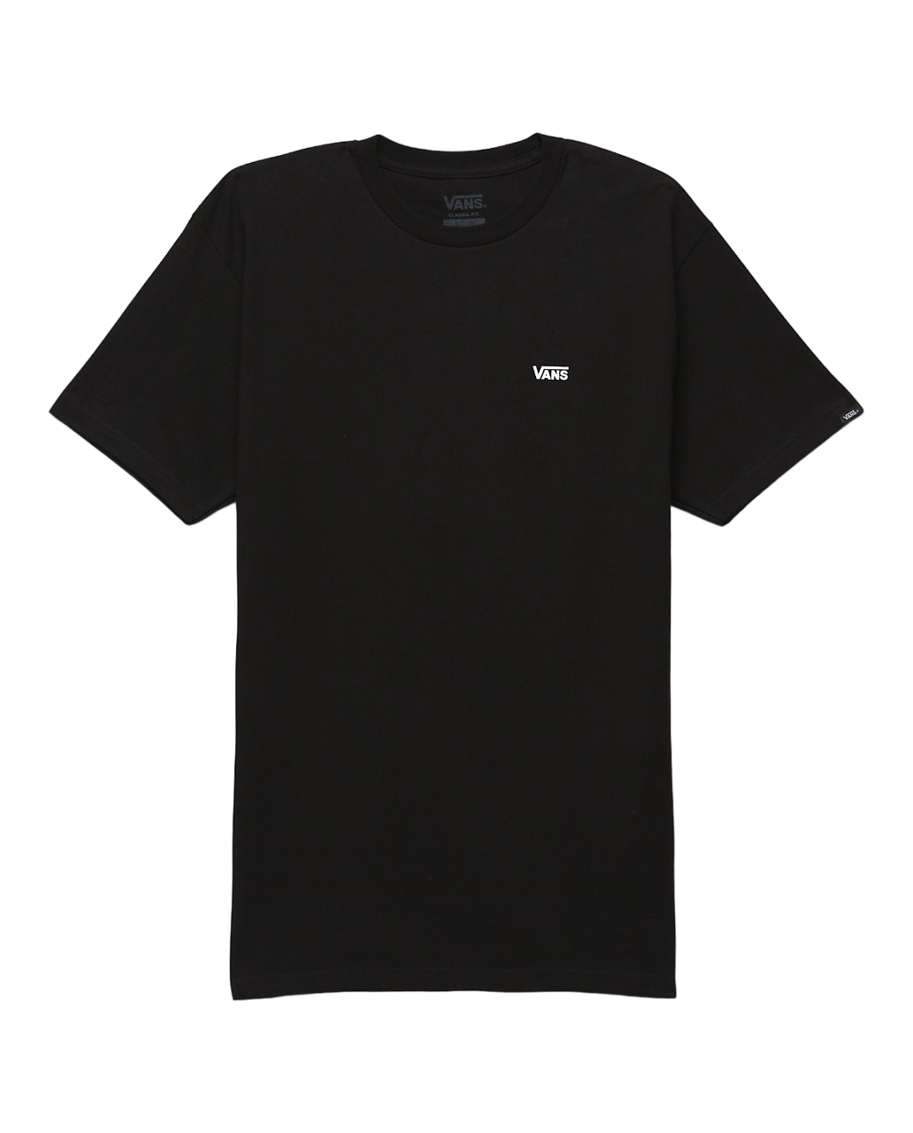 T-shirt avec logo sur la poitrine gauche - Noir/Blanc 