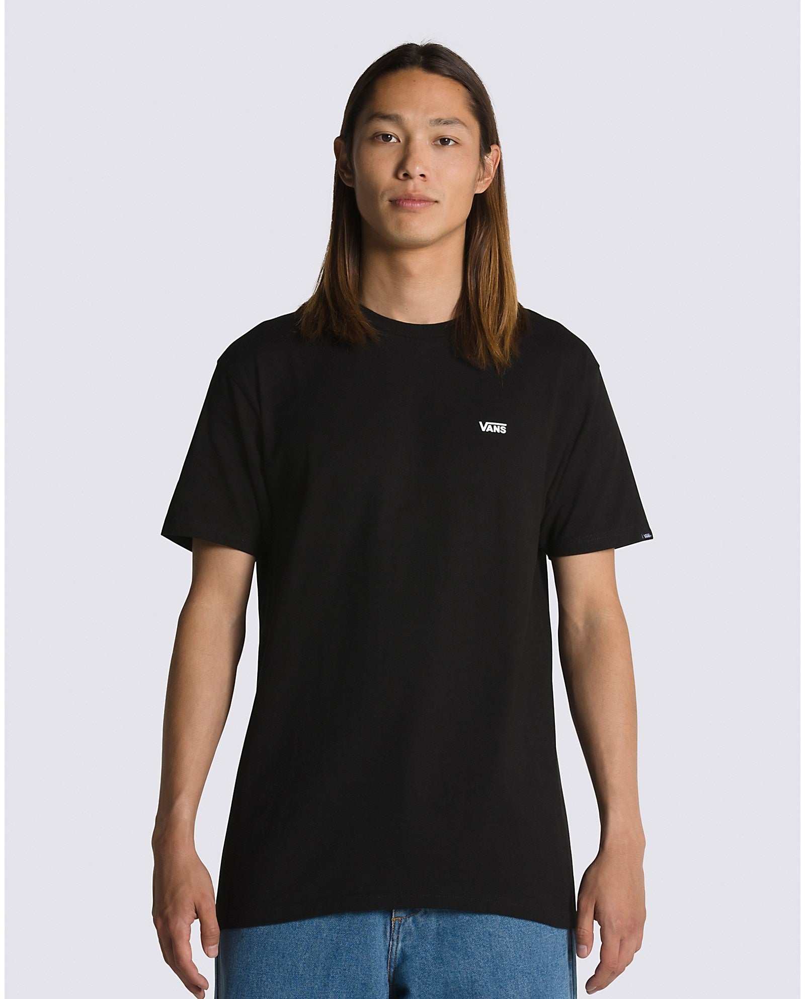 Left Chest Logo T-Shirt - Black/White