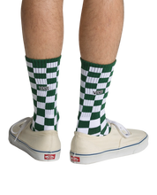 Checkerboard Crew Socks II - Eden