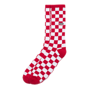 Chaussettes à damier II - Rouge 