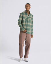 Monterey Long Sleeve Shirt - Dark Forest Green/Elm Tan