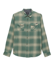 Monterey Long Sleeve Shirt - Dark Forest Green/Elm Tan