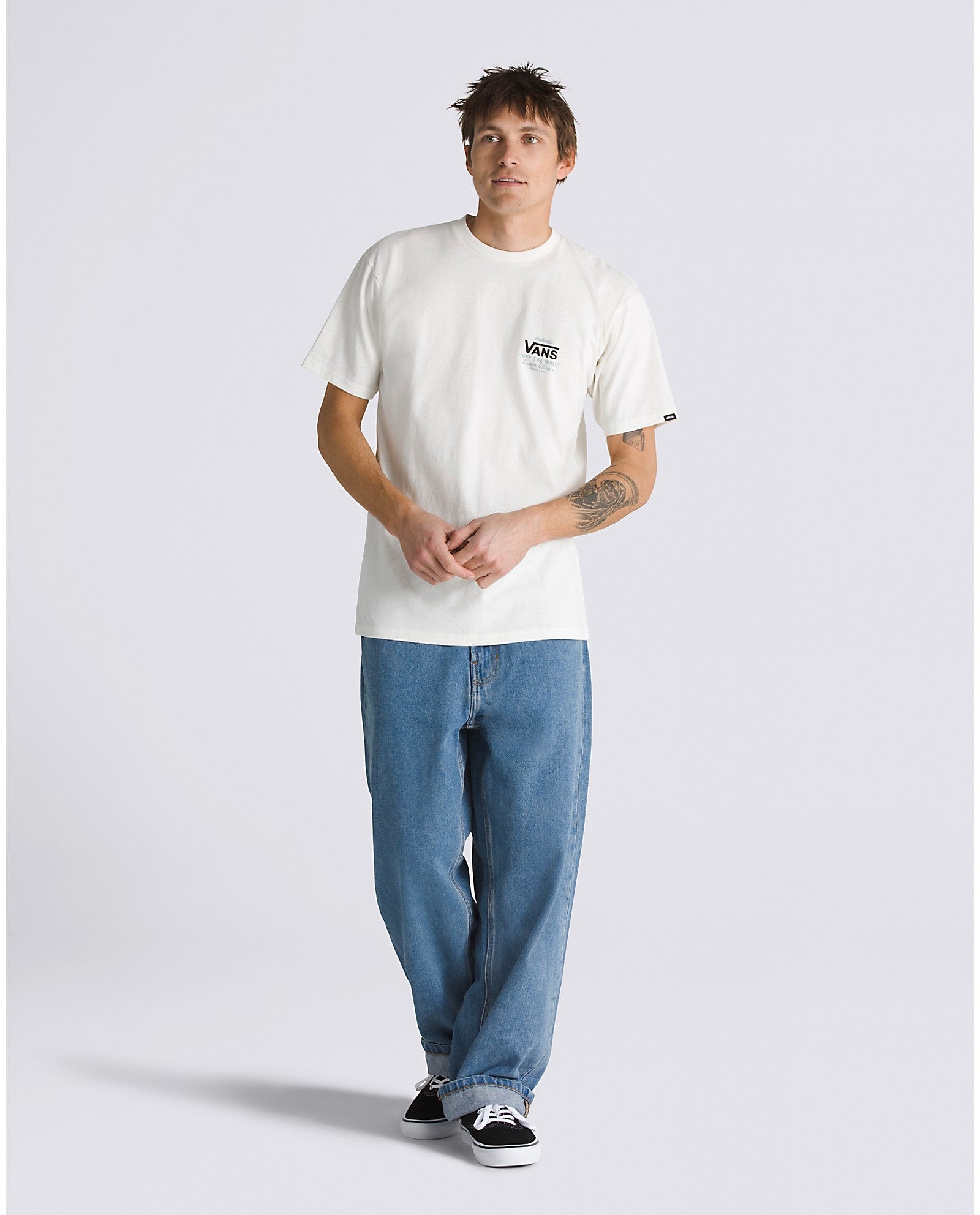 Holder St Classic T-Shirt - Marshmallow/Frost Gray