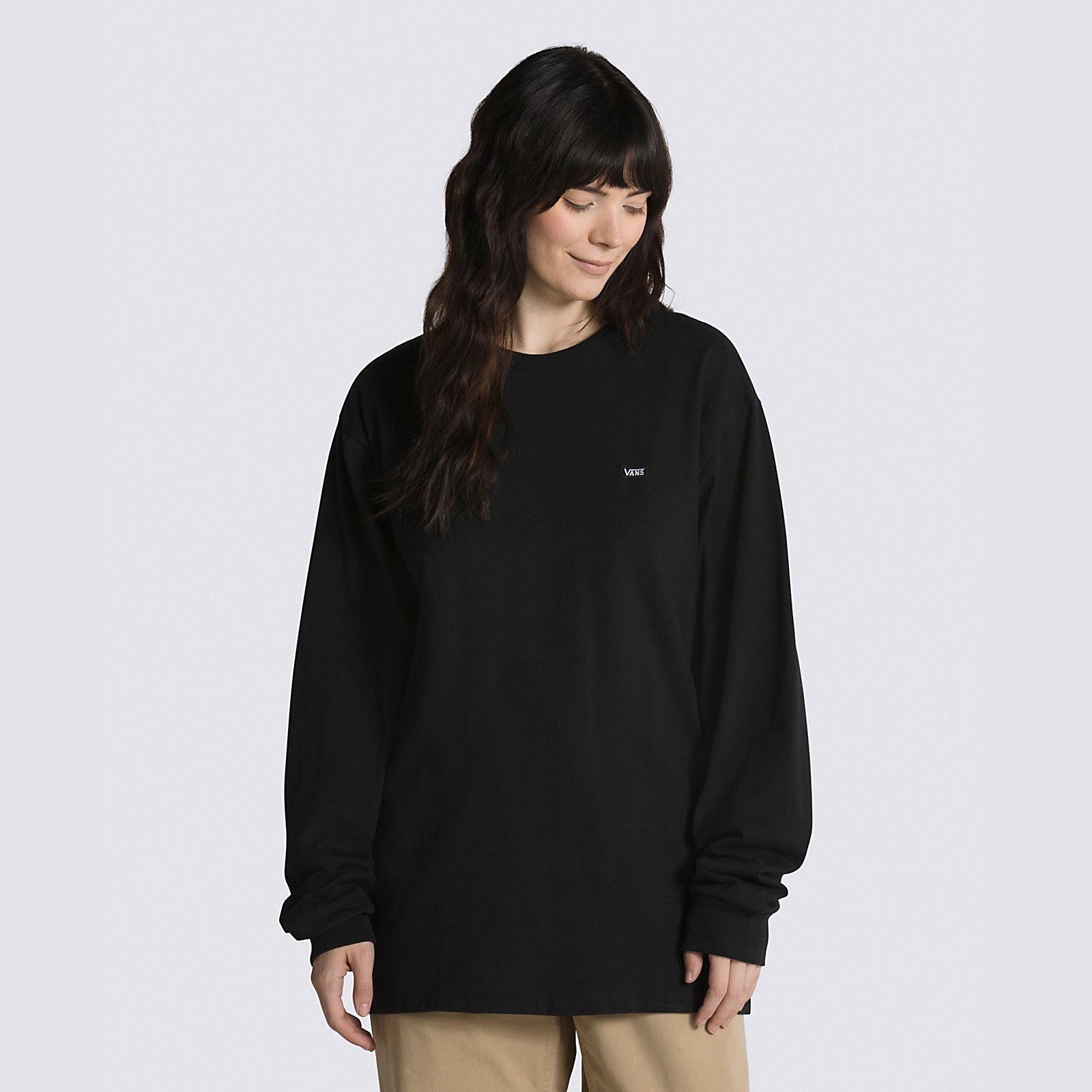 Off The Wall Classic Long Sleeve Shirt - Black