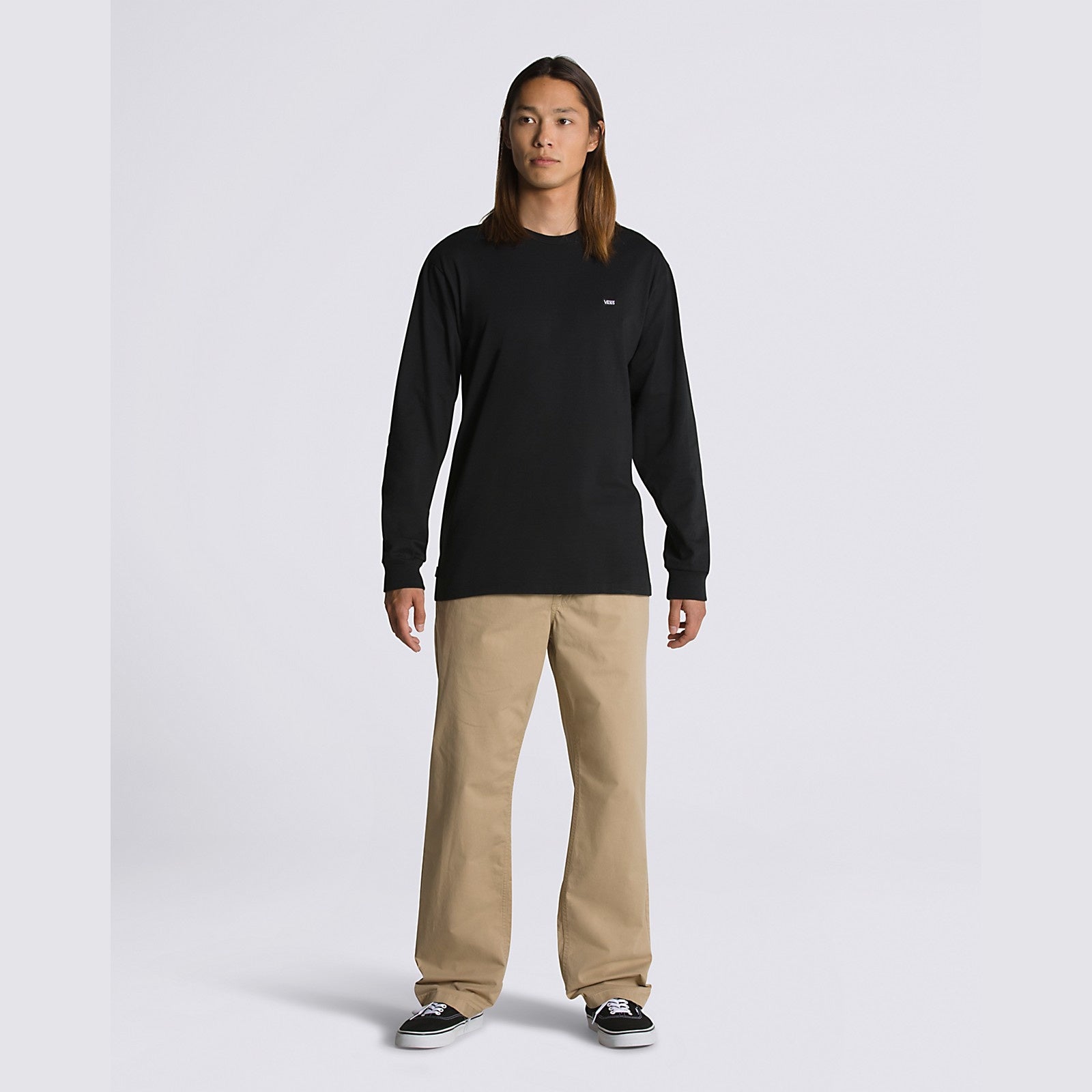 Off The Wall Classic Long Sleeve Shirt - Black