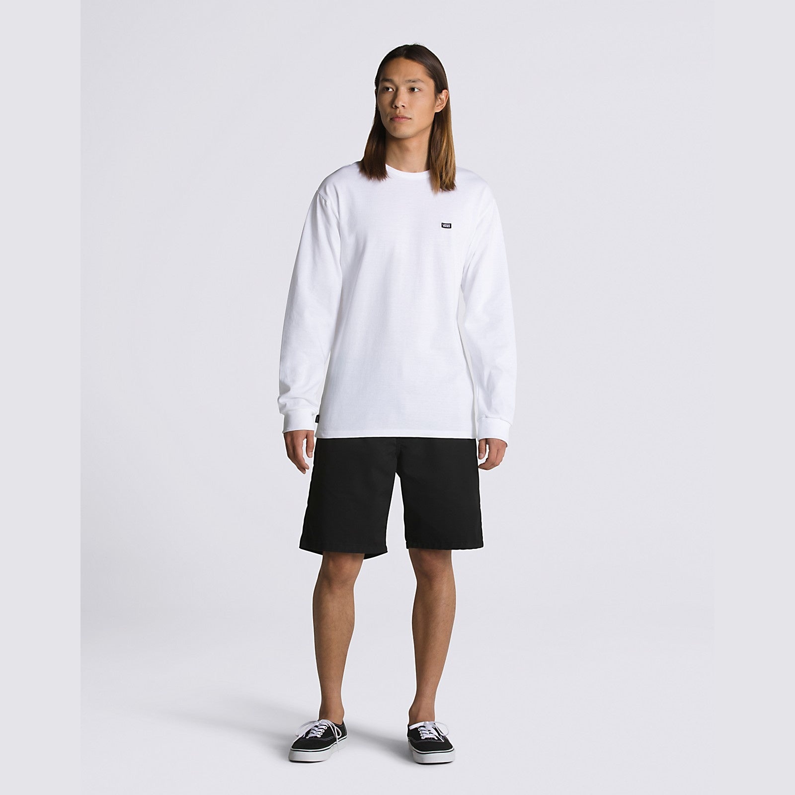 Off The Wall Classic Long Sleeve Shirt - White