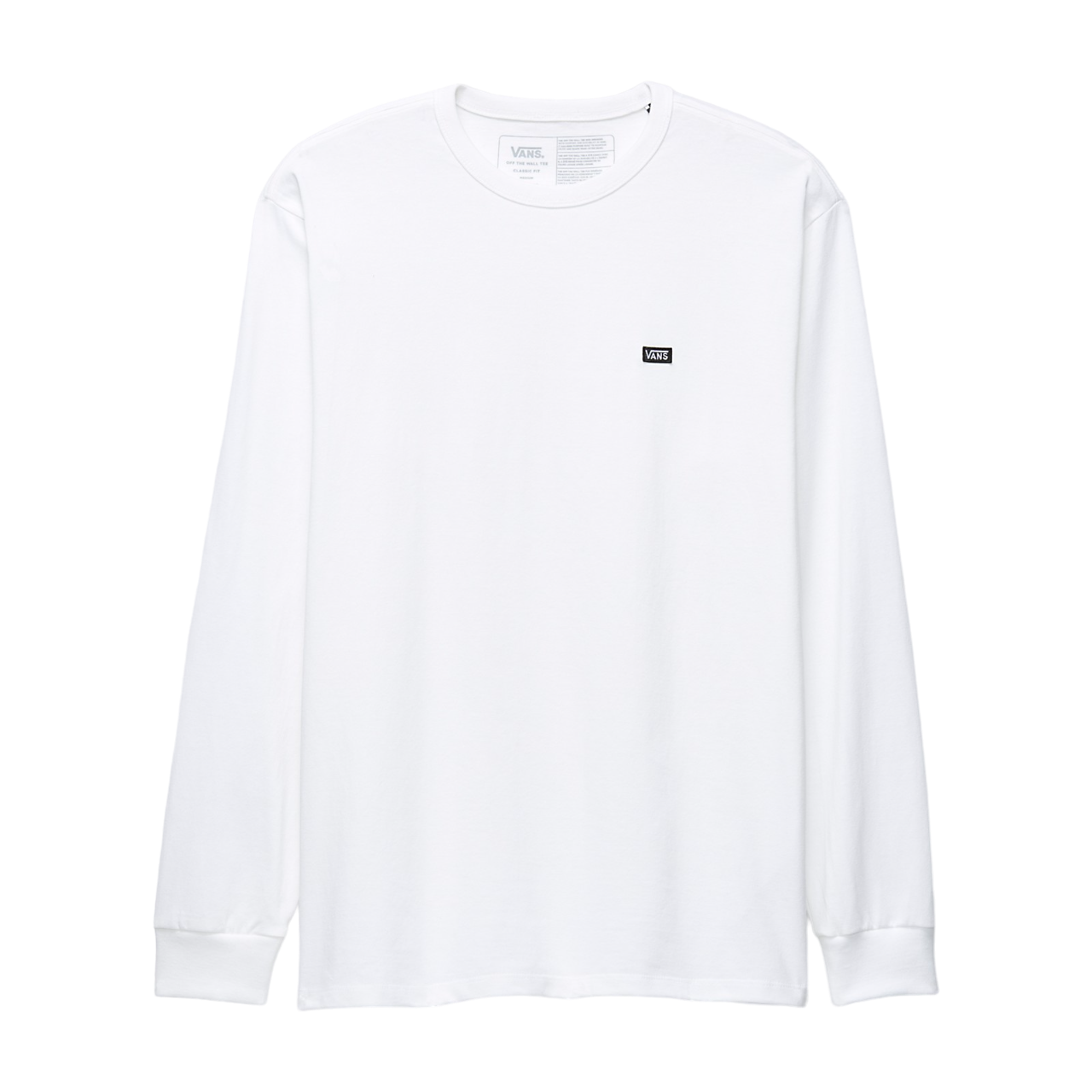 Off The Wall Classic Long Sleeve Shirt - White