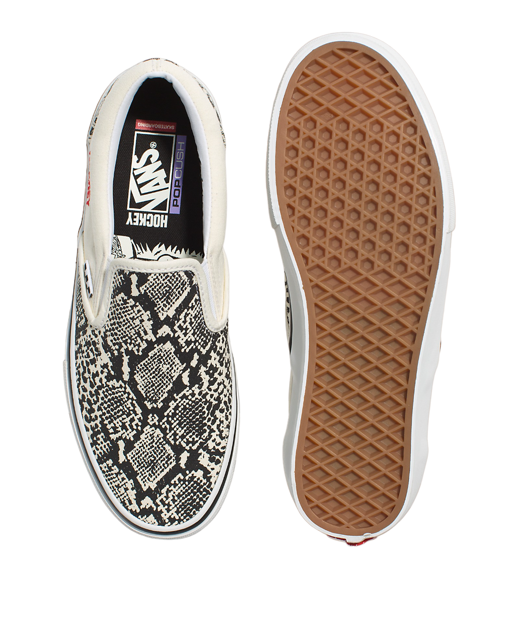 x Hockey Skate Slip-On - Snake Skin