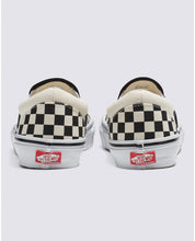 Skate Slip-On Checkerboard - Noir/Blanc cassé 