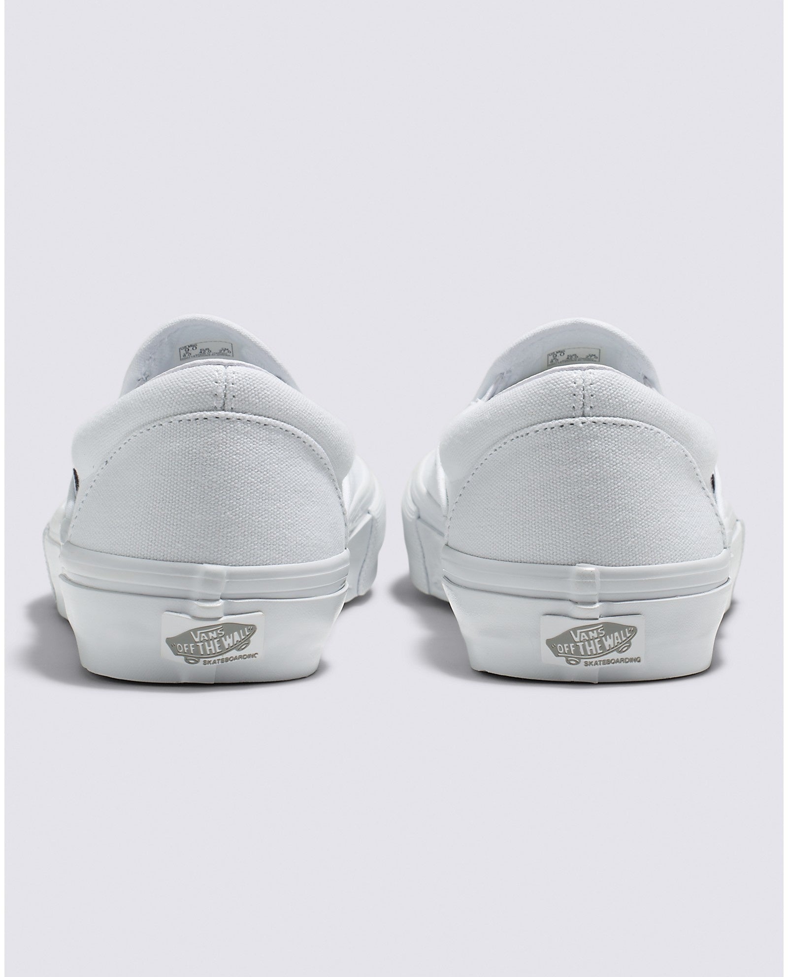 Chaussures de skate à enfiler – Blanc véritable 