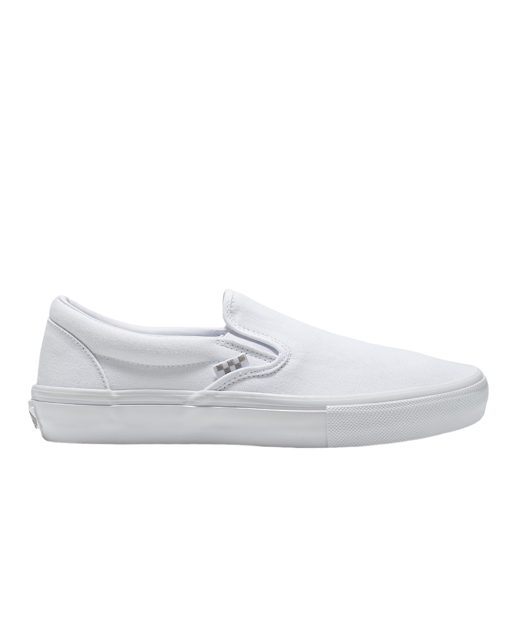 Chaussures de skate à enfiler – Blanc véritable 