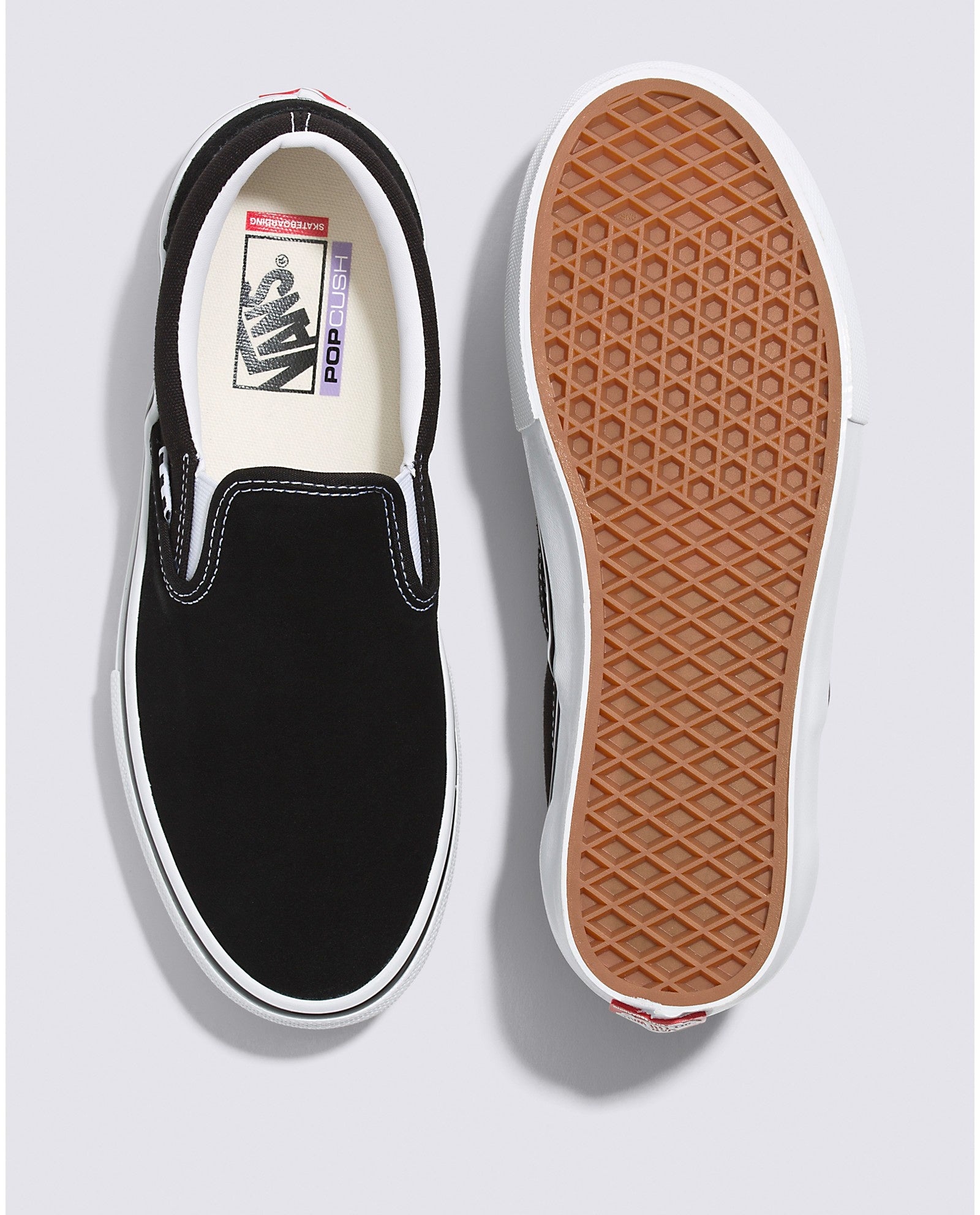 Skate Slip-On - Black/White