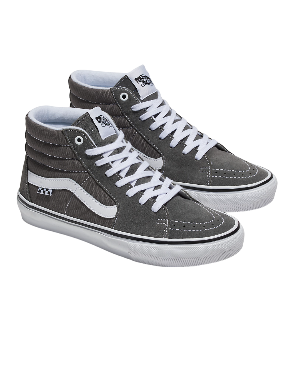 Skate Sk8-Hi - Pewter/White