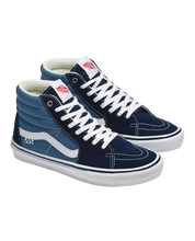 Skate Sk8-Hi - Bleu marine/blanc 