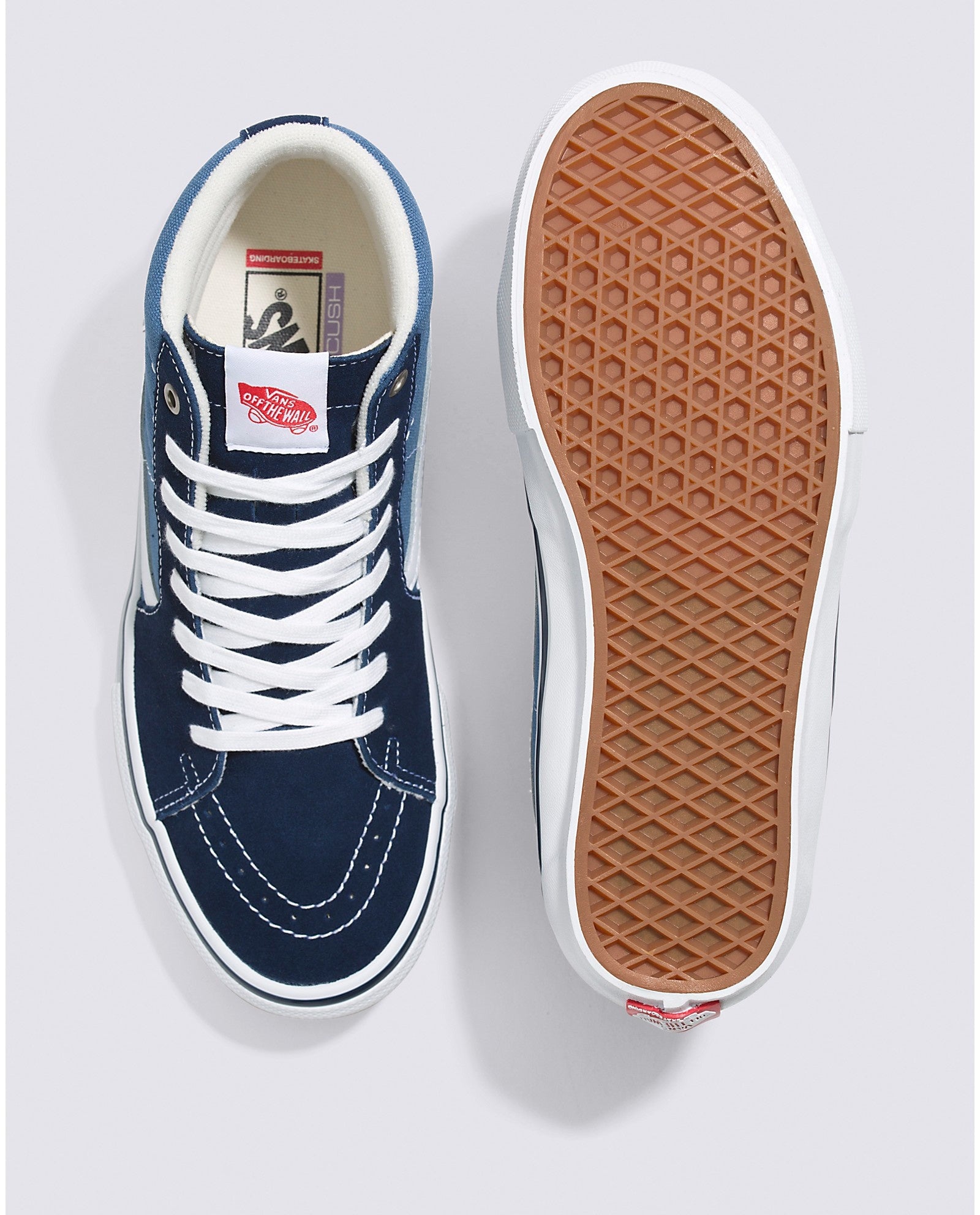 Skate Sk8-Hi - Bleu marine/blanc 