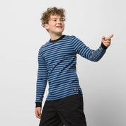 Kids Awbrey Long Sleeve Shirt - Black/True Blue