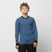 Kids Awbrey Long Sleeve Shirt - Black/True Blue