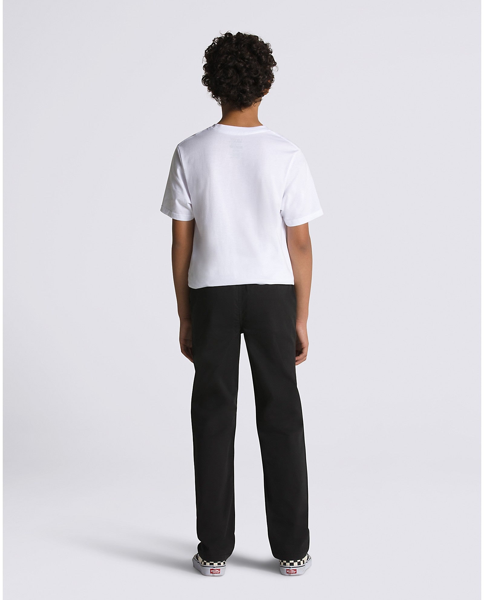 Pantalon taille élastique pour enfants - Noir 