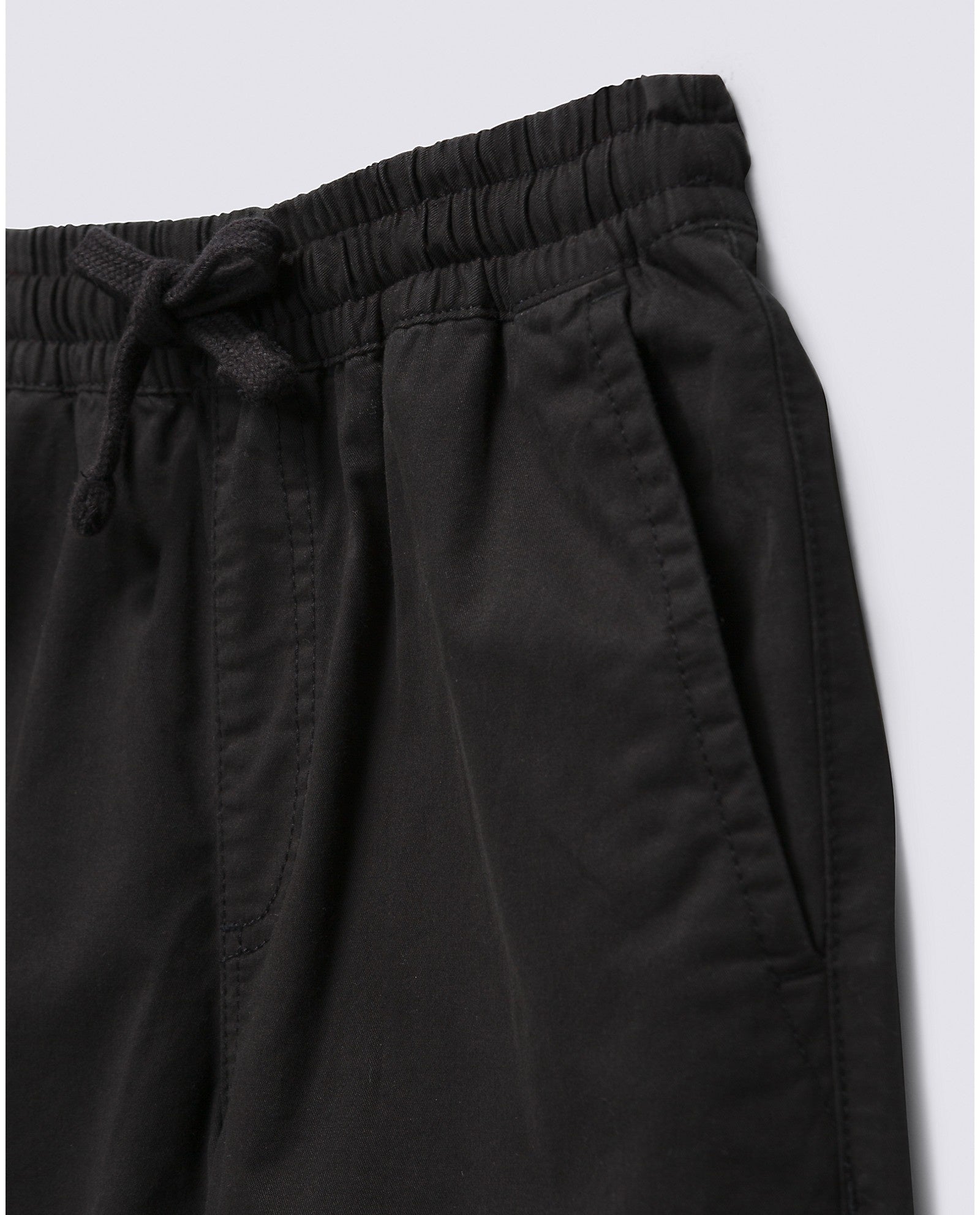 Pantalon taille élastique pour enfants - Noir 