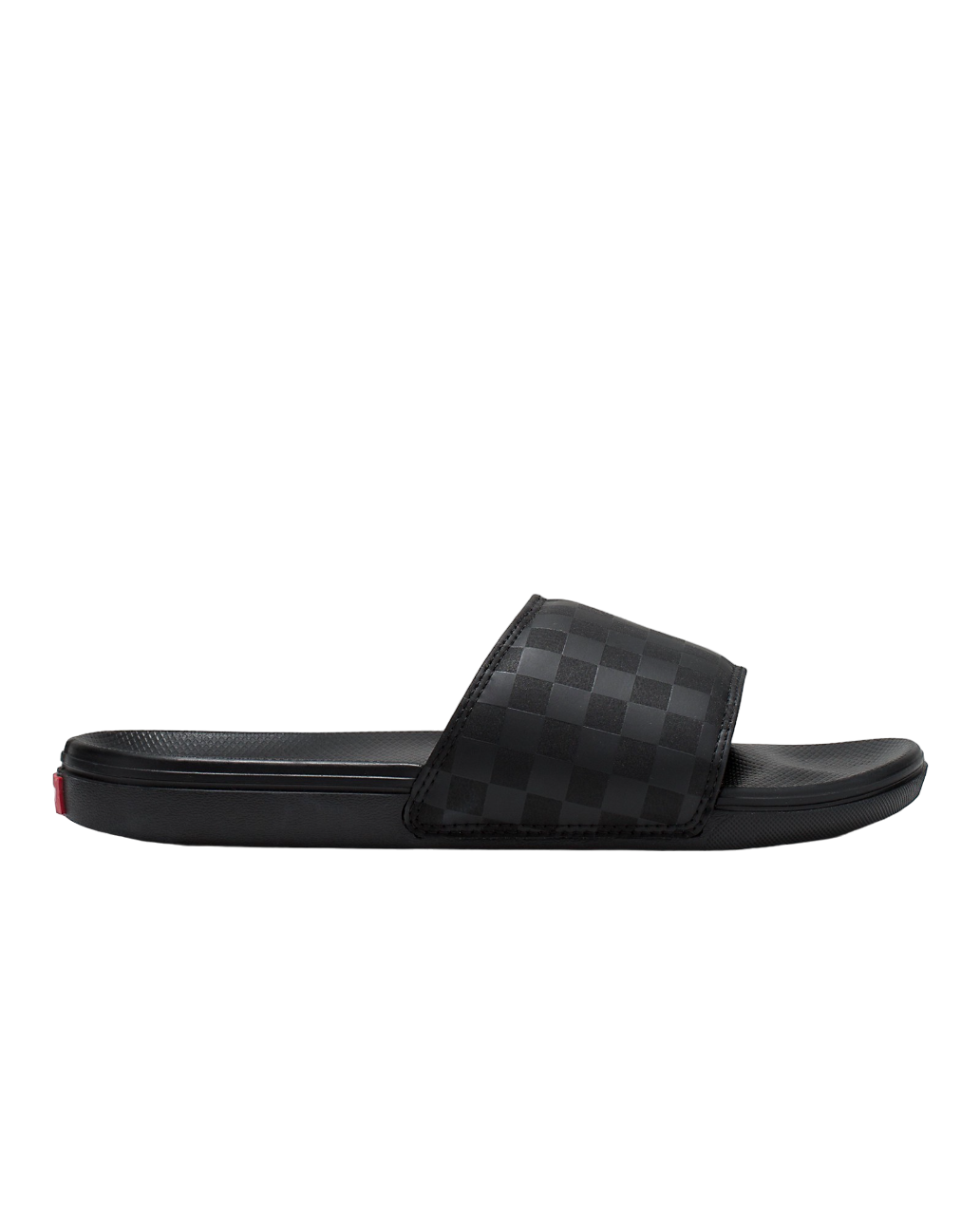 Checkerboard La Costa Slide-On Sandal - Black/Black