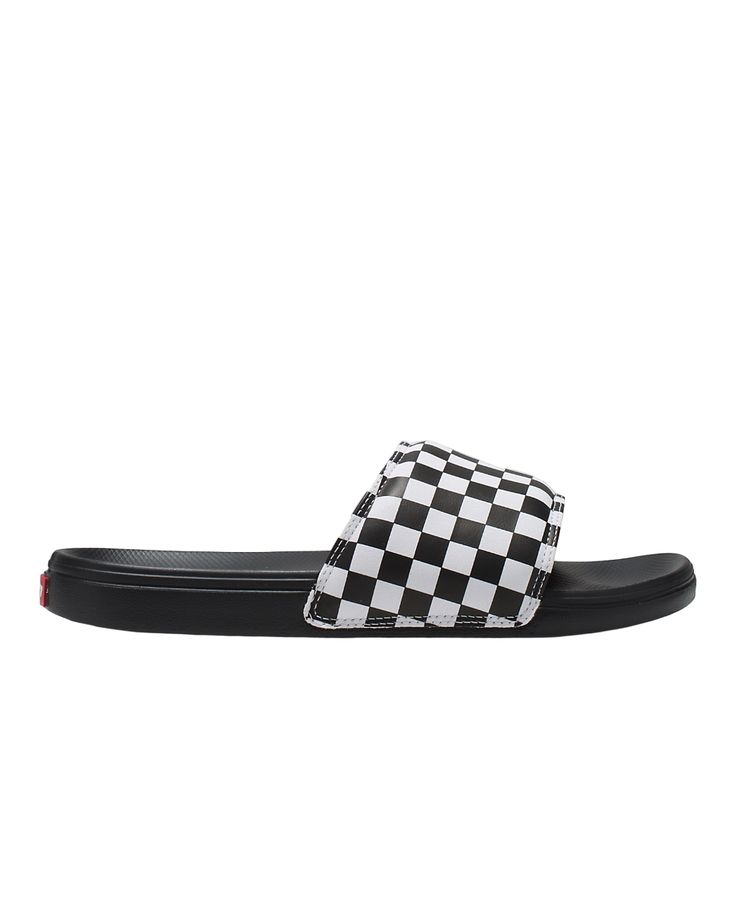 MTE La Costa Slide-On Checkerboard Sandal - True White/Black