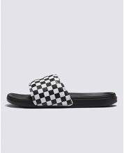 Checkerboard La Costa Slide-On Sandal - True White/Black