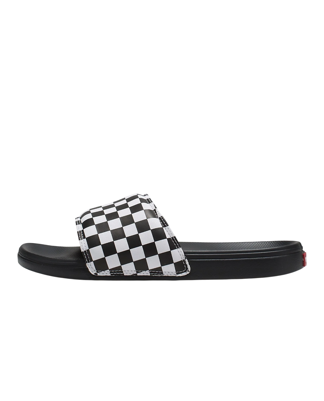 MTE La Costa Slide-On Checkerboard Sandal - Blanc Véritable/Noir 