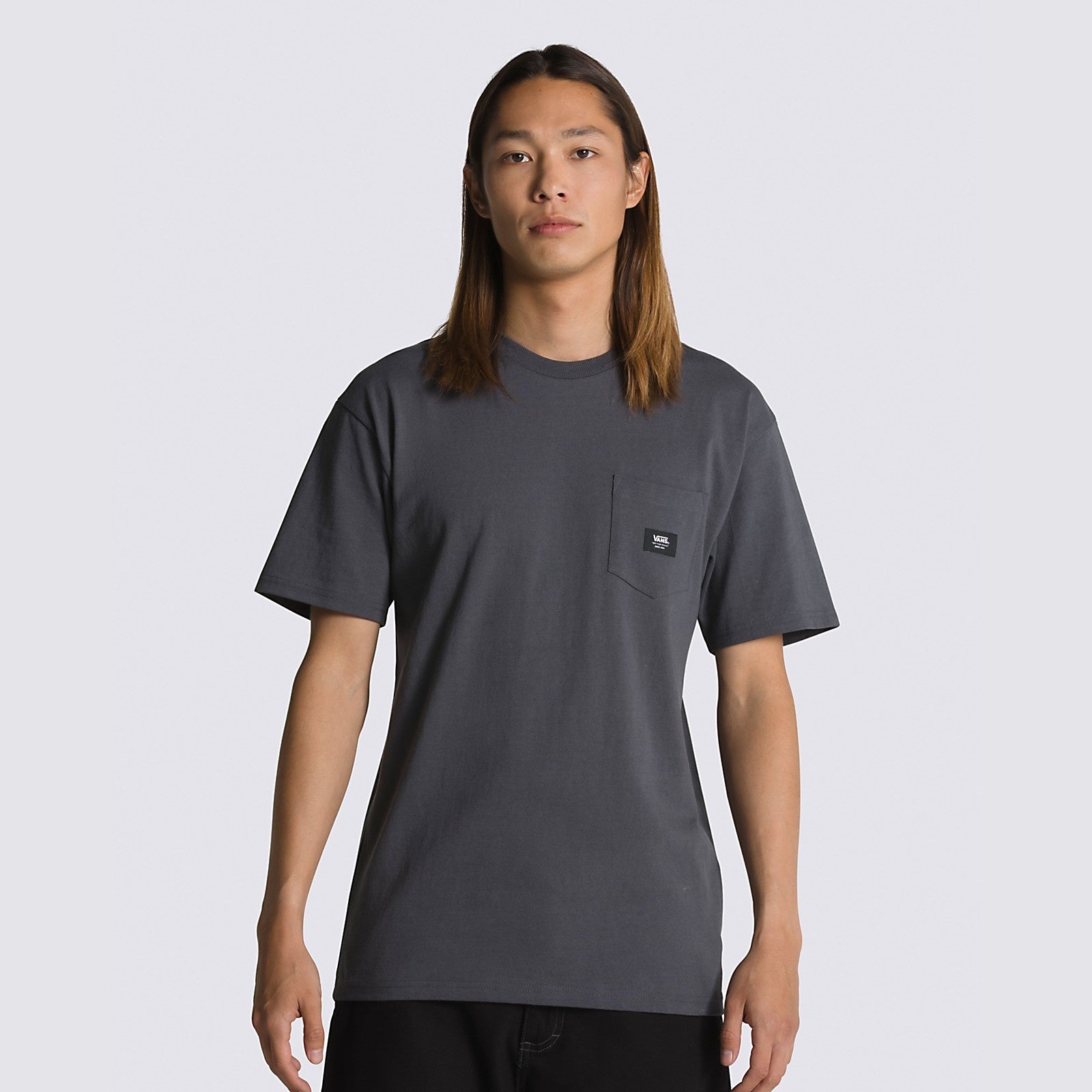 Woven Patch Pocket T-Shirt - Asphalt