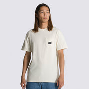 Woven Patch Pocket T-Shirt - Antique White