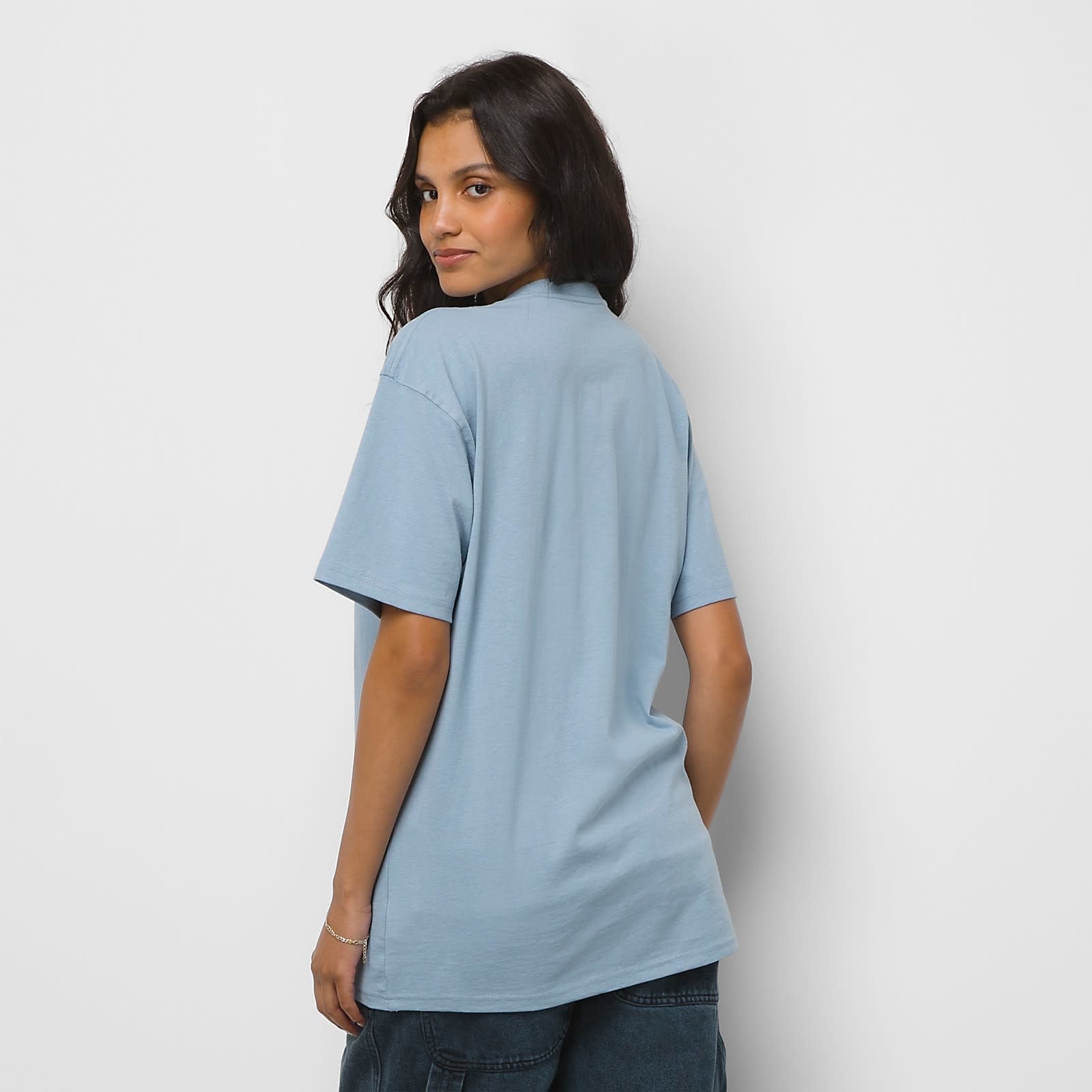 T-shirt tissé à poche plaquée - Ashley Blue 