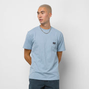 Woven Patch Pocket T-Shirt - Ashley Blue