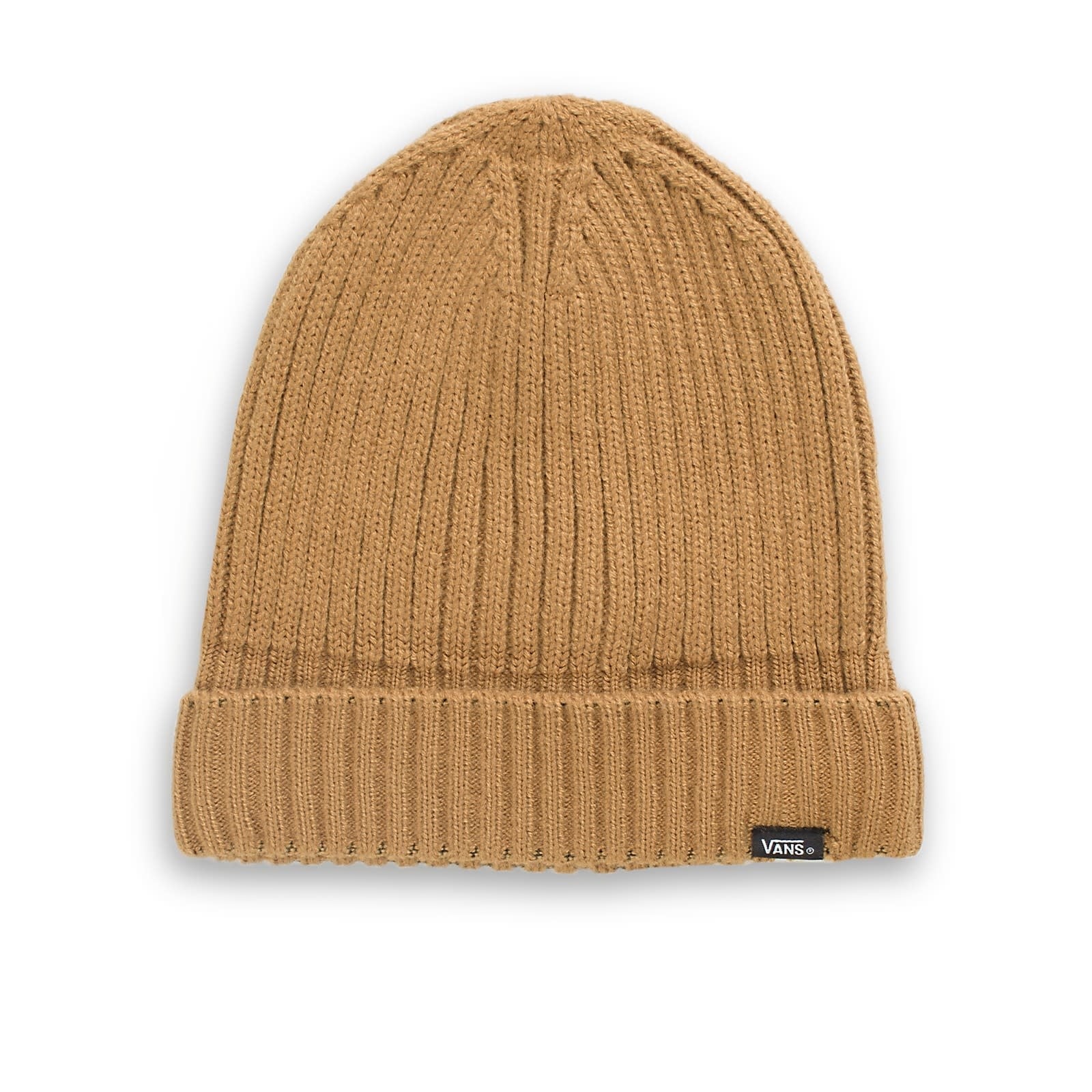 Shallow Cuff Beanie - Bone Brown