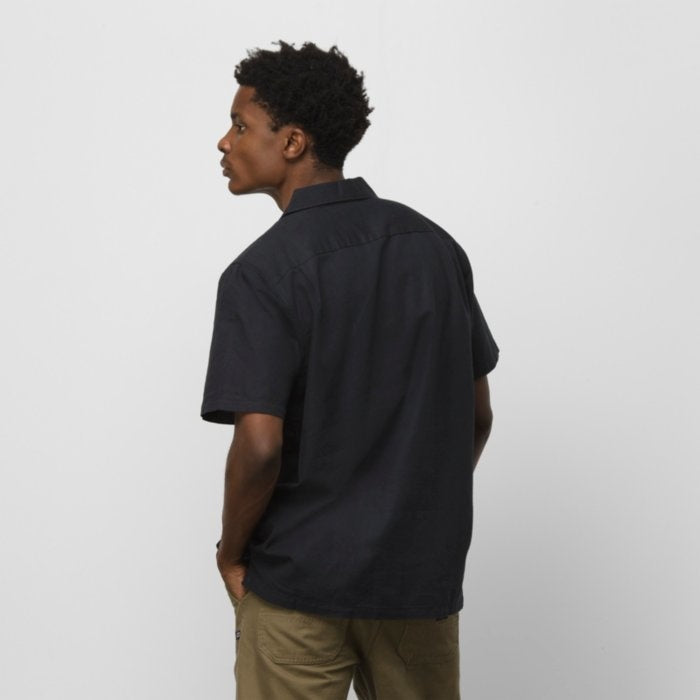 Malone Short Sleeve Buttondown Shirt - Black