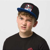 Kids Hang Loose Snapback Hat - Black