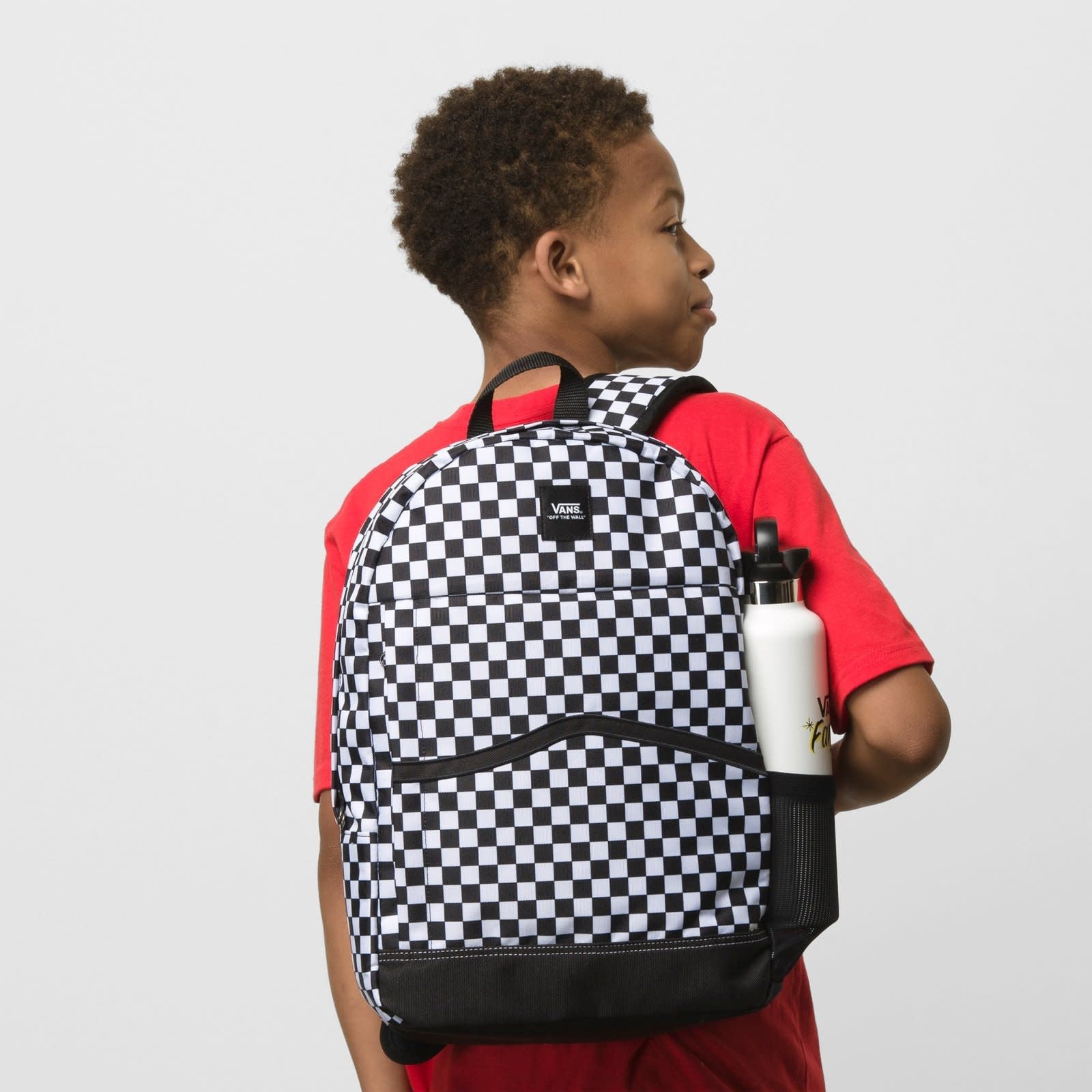 Kids Construct Backpack - Black/White Checkerboard