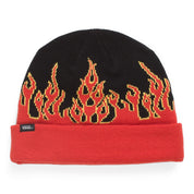 Kids Vans Flame Beanie - Black