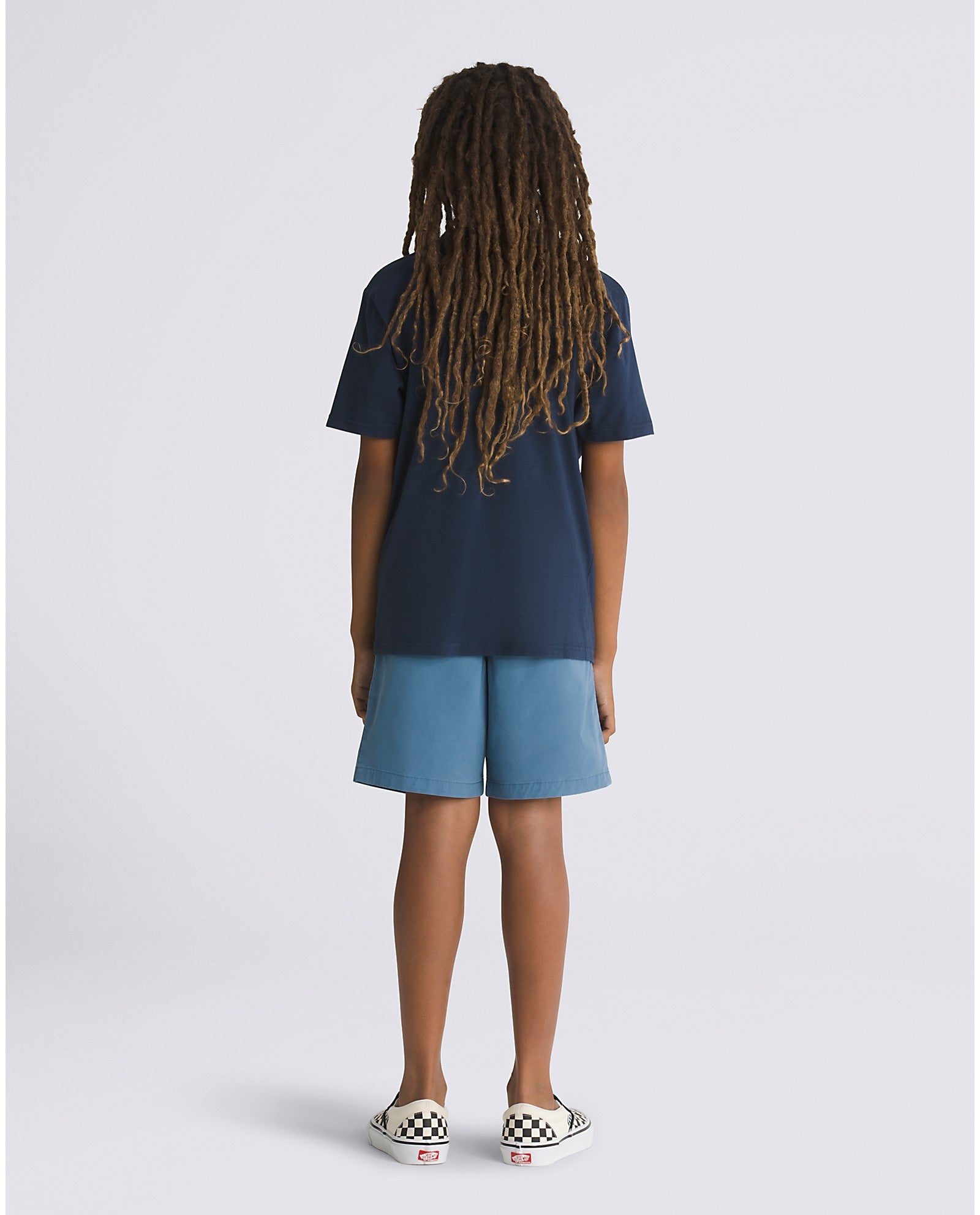 Kids Range Elastic Waist Shorts - Copen Blue