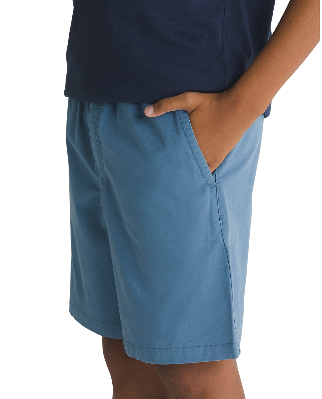 Kids Range Elastic Waist Shorts - Copen Blue