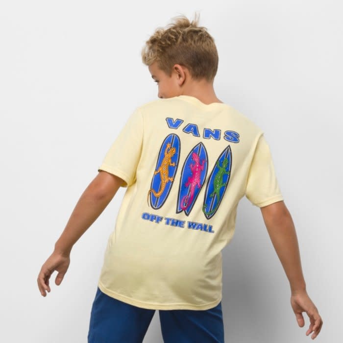 Boys Surf Geckos T-Shirt - Pale Banana