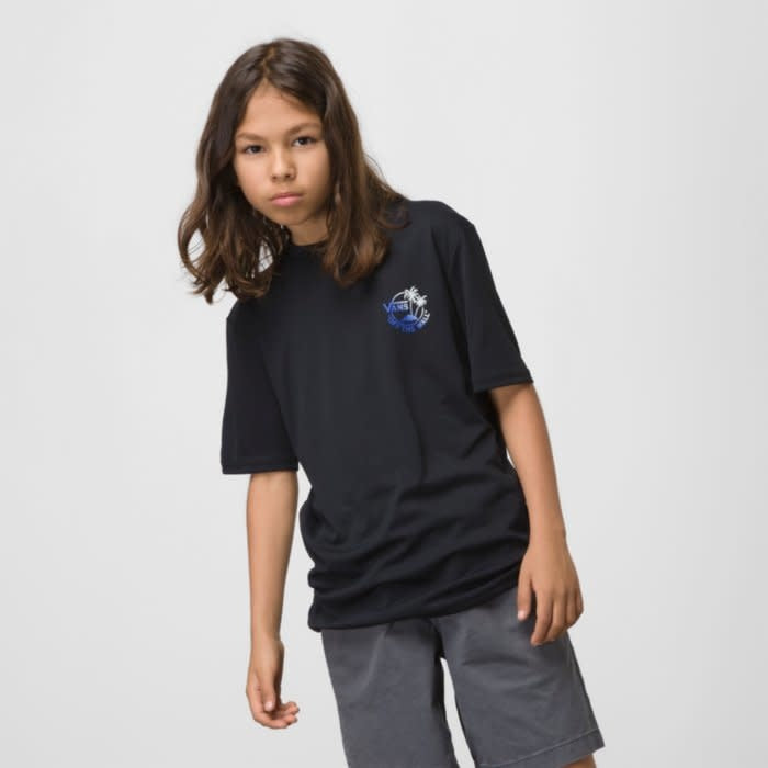 Boys Dual Palm Sun Shirt - Black