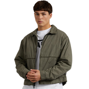 Cotton Poplin Station Jacket - Obsidian Fern