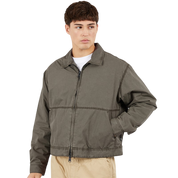 Cotton Poplin Station Jacket - Obsidian Fern