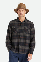 Bowery L/S Flannel - Black/Charcoal